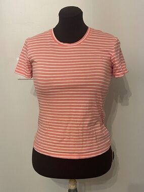 Pink and White Stripped T-Shirt